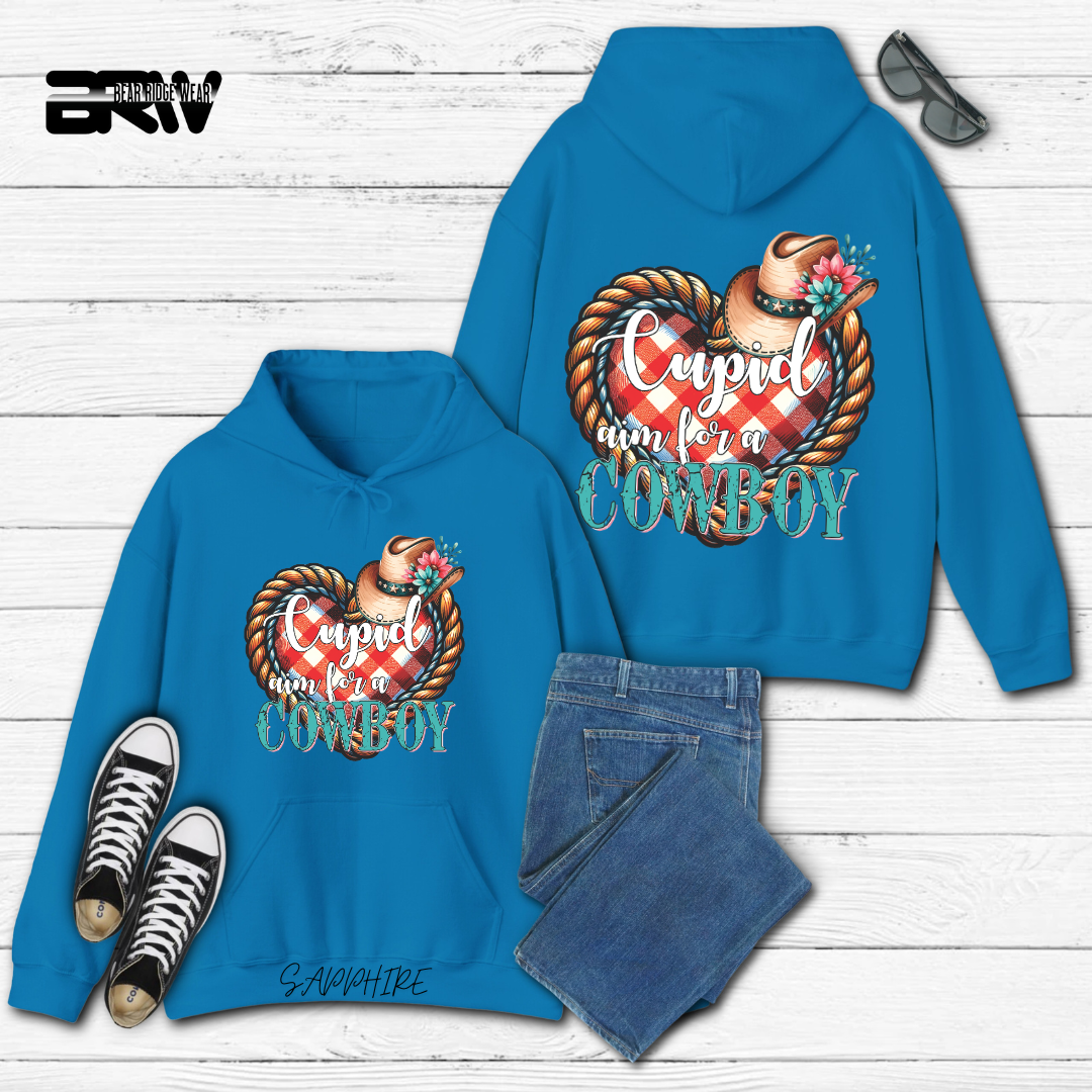 'Cupid Aim for a Cowboy' Hoodie