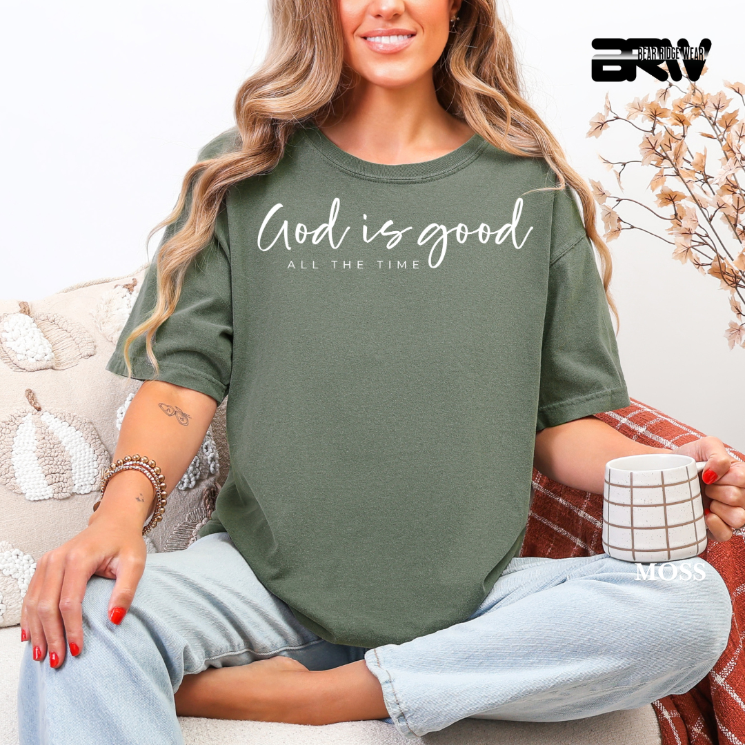 'God Is Good-White' Faith Tee