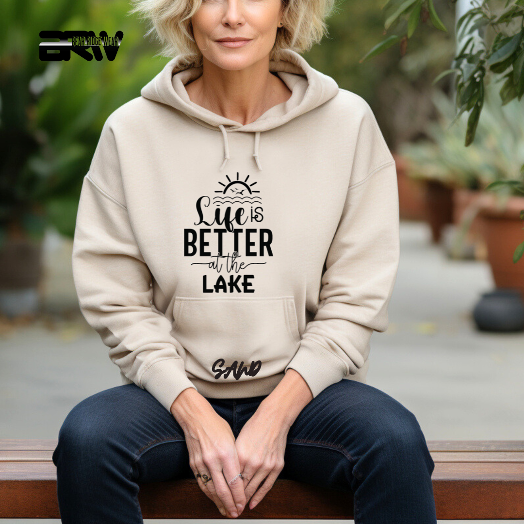 'Life is better at the lake' Hoodie