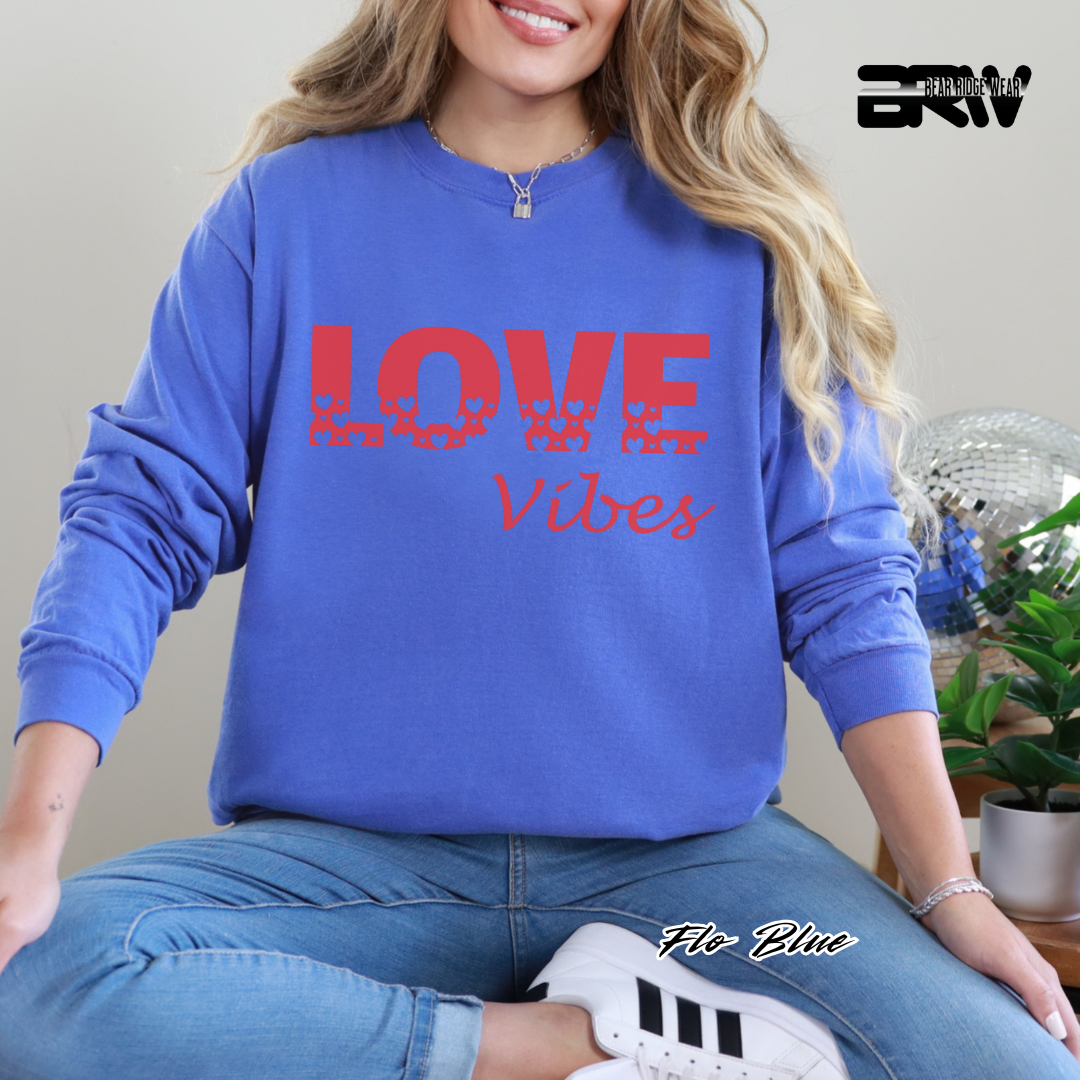 'Love Vibes' Long-Sleeve Tee
