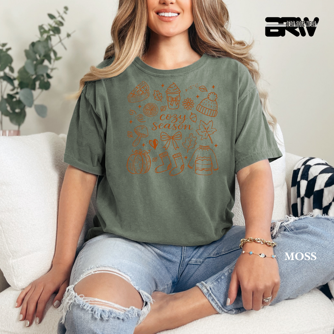 'Cozy Season Fall' Fall Tee