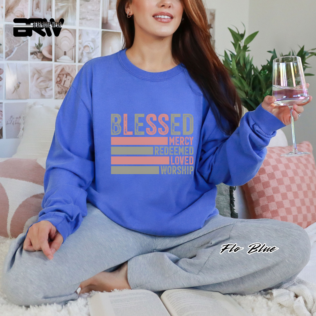 'Blessed' Faith Long-Sleeve Tee
