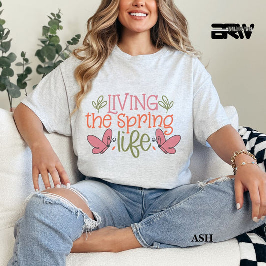 'Living The Spring Life' Spring Tee 3