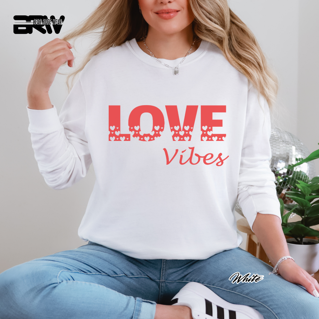 'Love Vibes' Long-Sleeve Tee