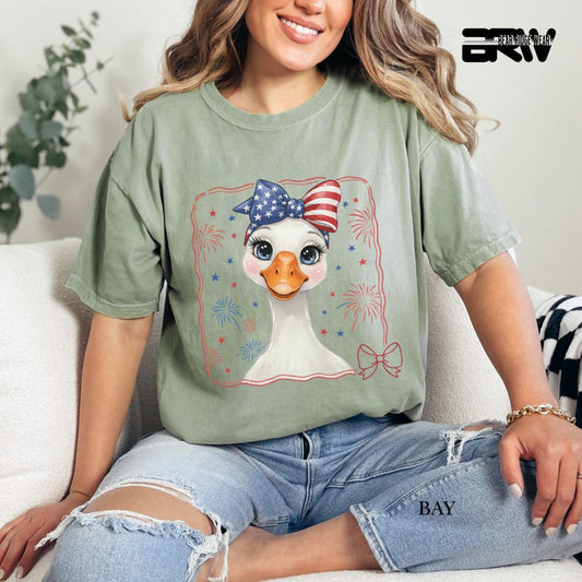 Goose-Girl- Patriotic Tee
