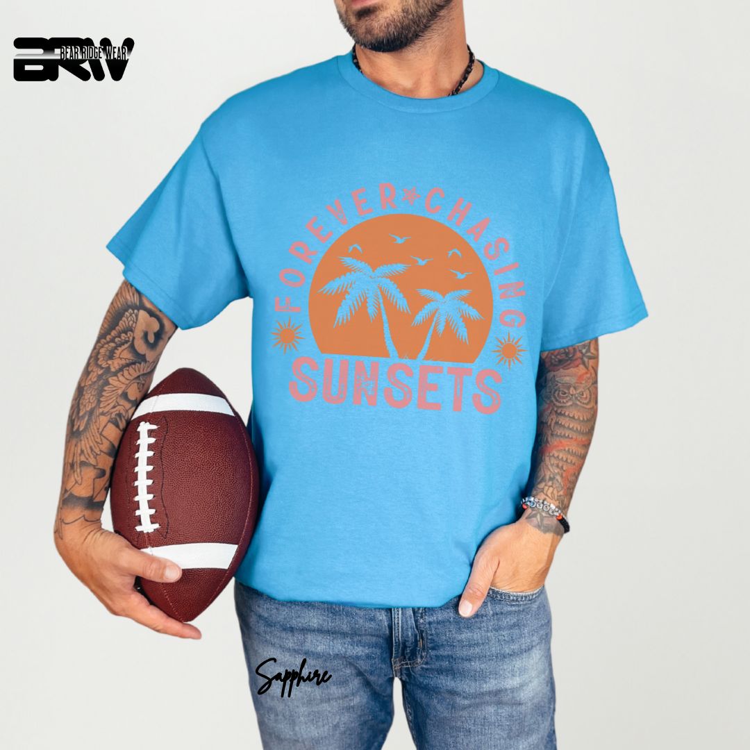 'Forever Chasing Sunsets' Summer T- Shirt