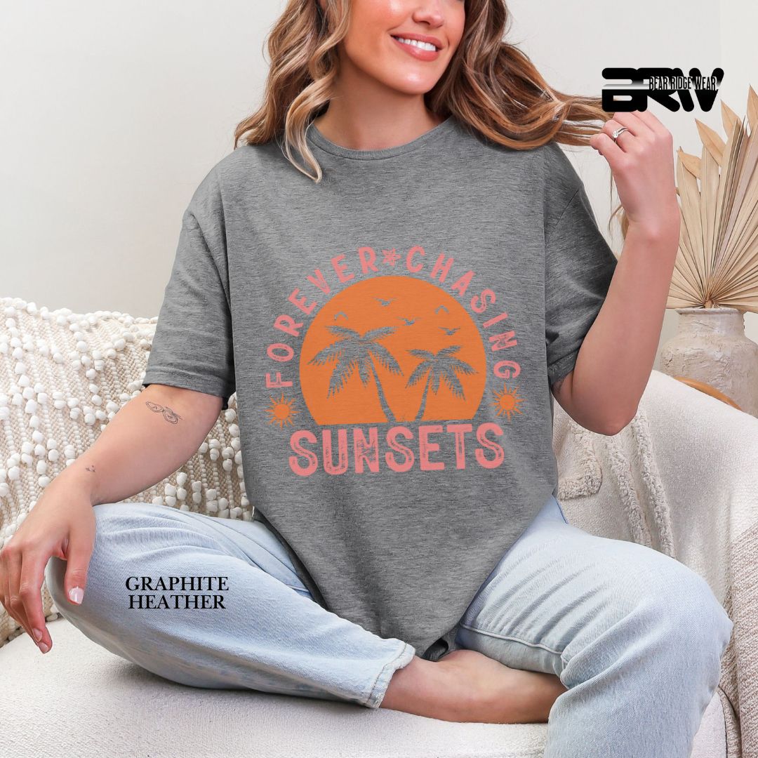 'Forever Chasing Sunsets' 2 Summer Tee
