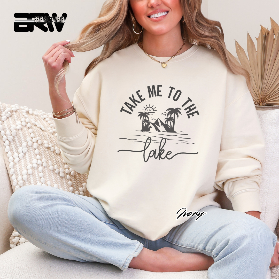 'Take me to the Lake' Crewneck Sweatshirt