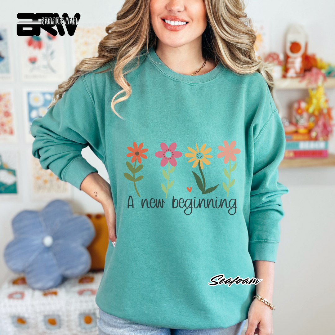 'A new beginning' Crewneck Sweatshirt