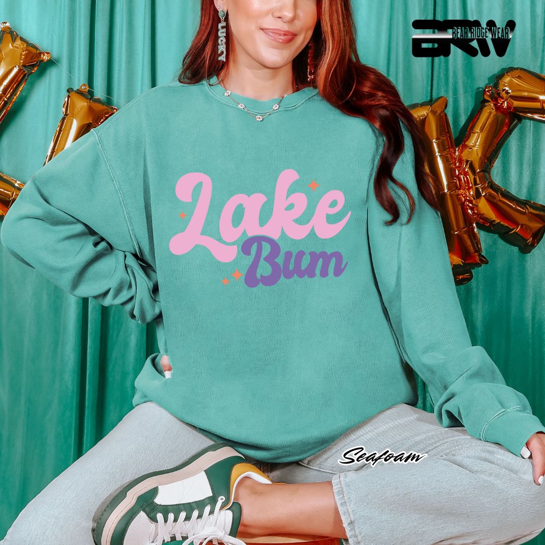 'Lake Bum' Summer Crewneck Sweatshirt