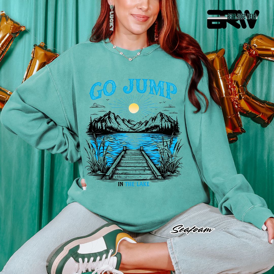 'Go Jump In The Lake' Summer Long Sleeve Tee