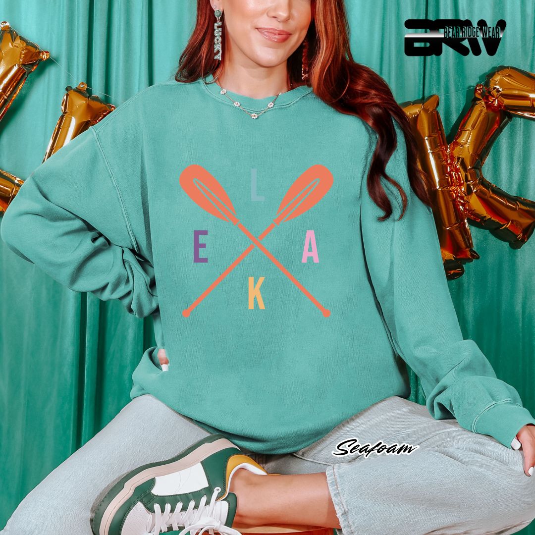 'Lake-Oars' Summer Crewneck Sweatshirt