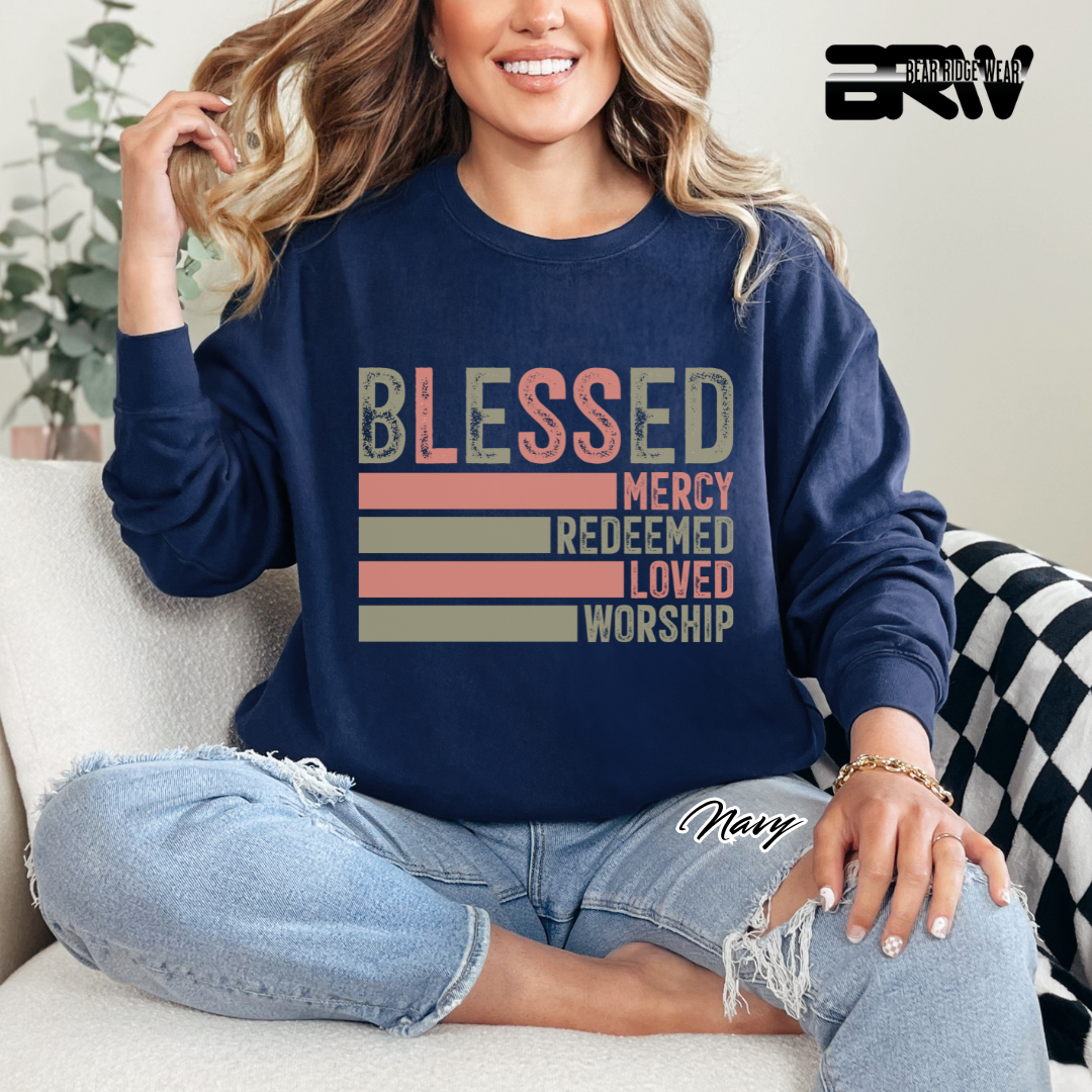 'Blessed' Faith Long-Sleeve Tee