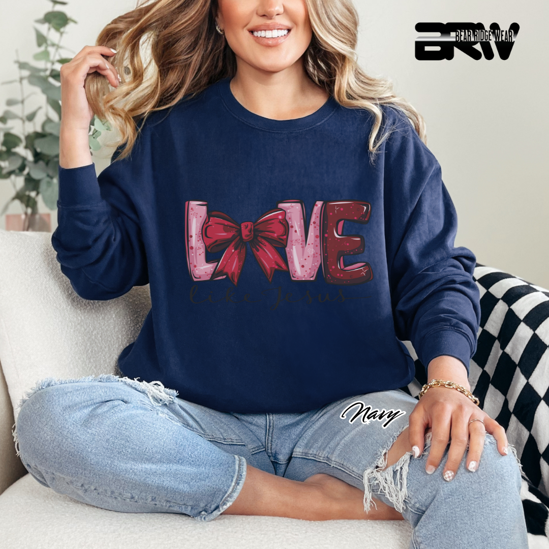 'Love Like Jesus' Crewneck Sweatshirt