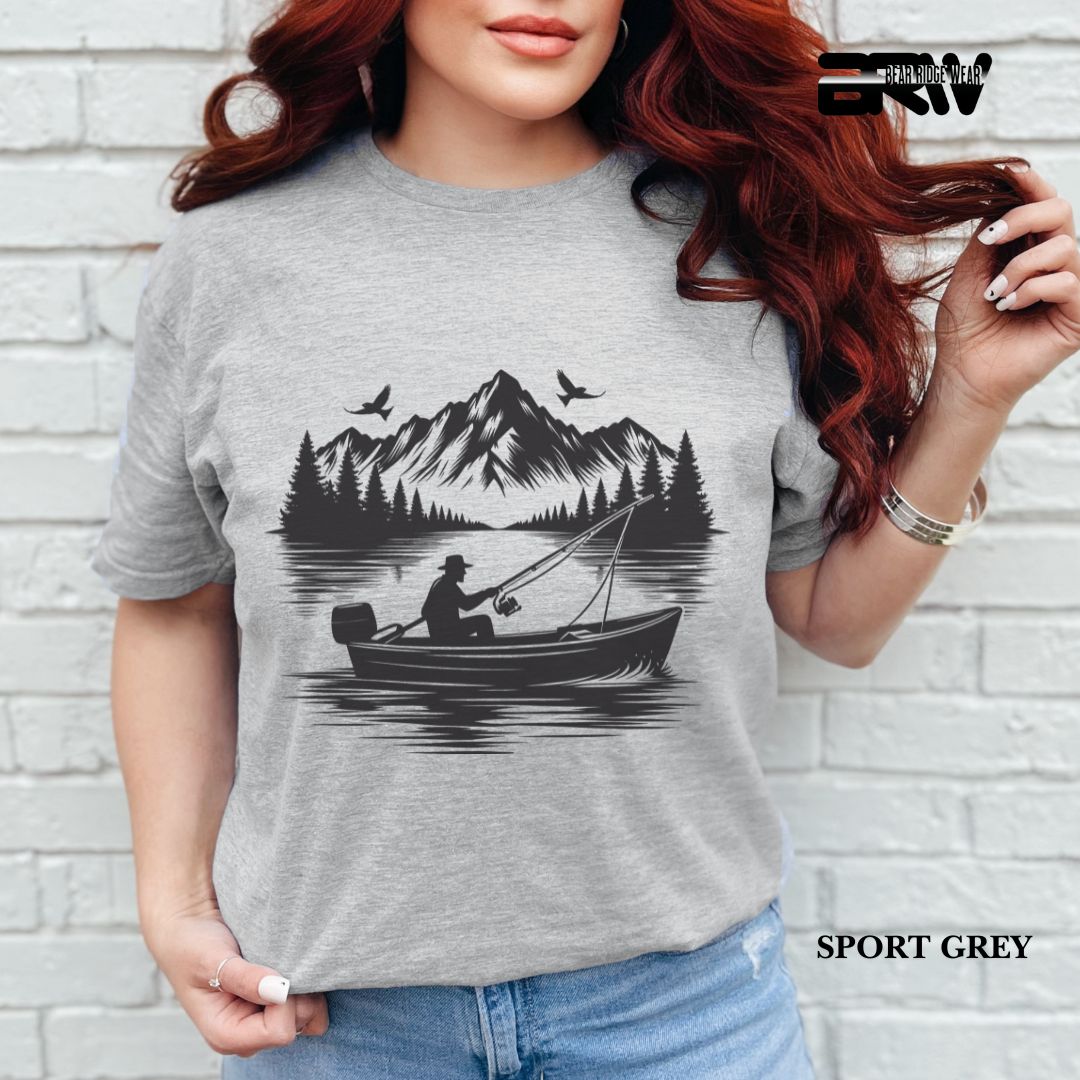 'Boat In The Lake' Everyday Tee
