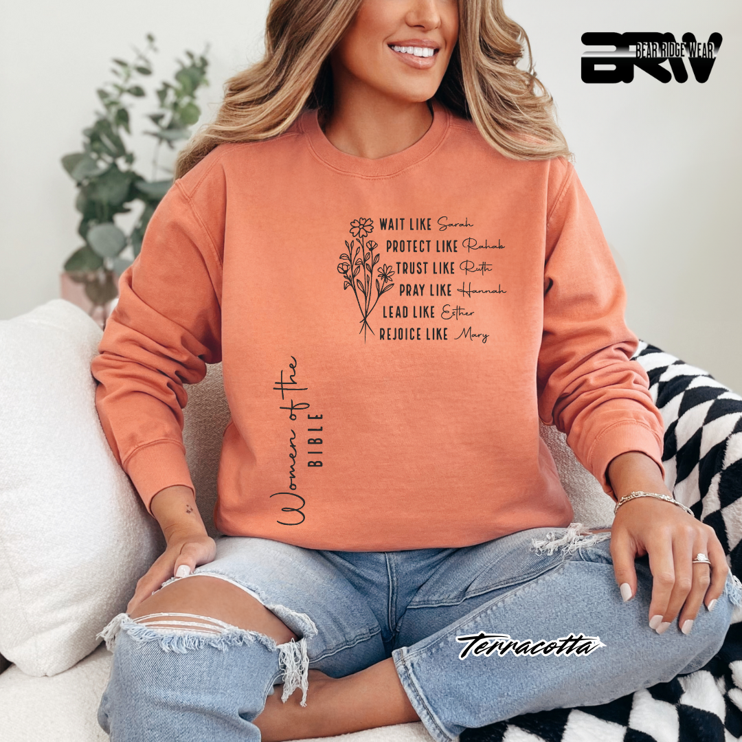 'Women Of The Bible' Faith Crewneck Sweatshirt