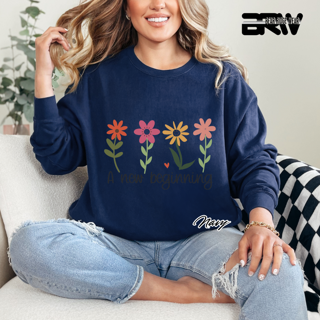 'A new beginning' Crewneck Sweatshirt