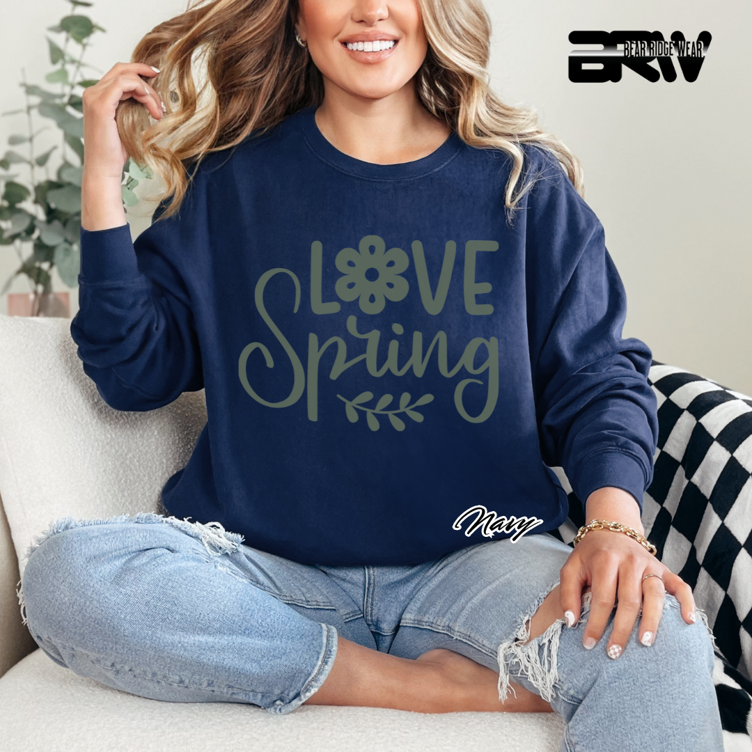'Love Spring' Crewneck Sweatshirt
