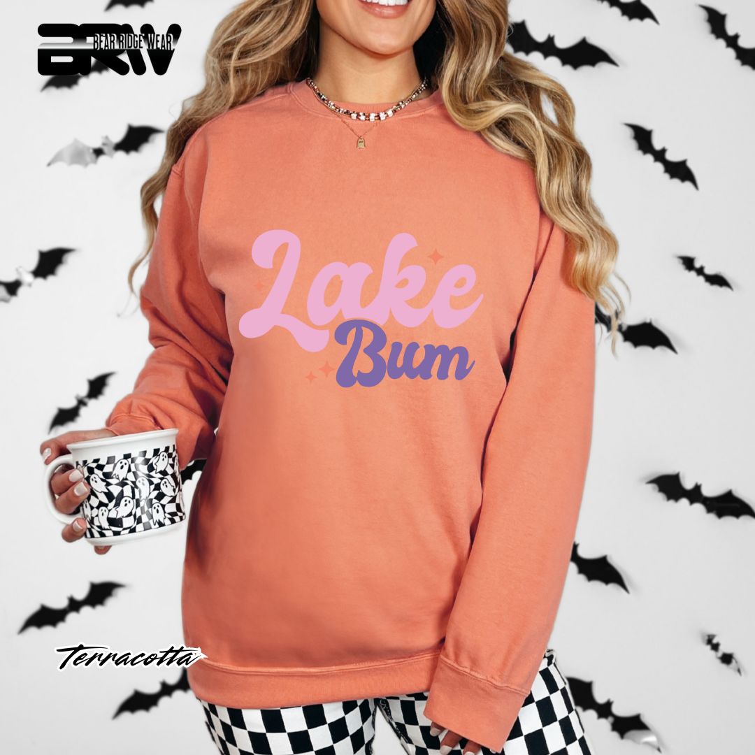 'Lake Bum' Summer Crewneck Sweatshirt