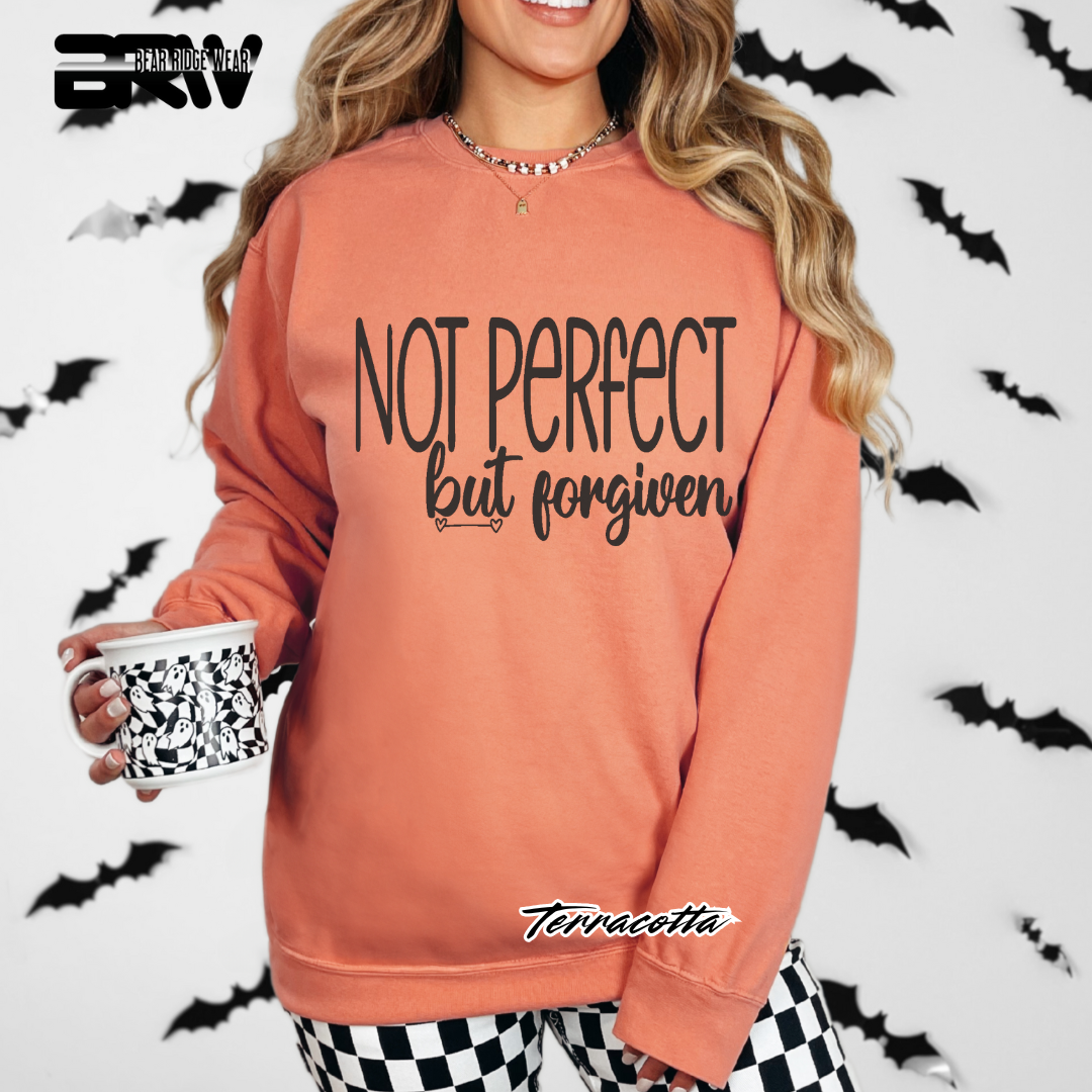'Not Perfect But Forgiven' Faith Long-Sleeve Tee
