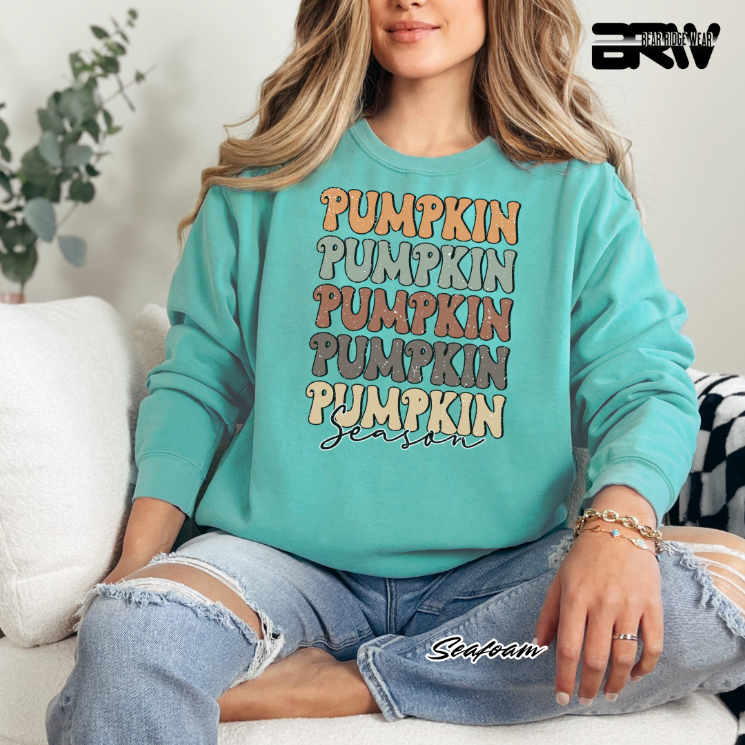 'Pumpkin Pumpkin Season' Fall Crewneck Sweatshirt