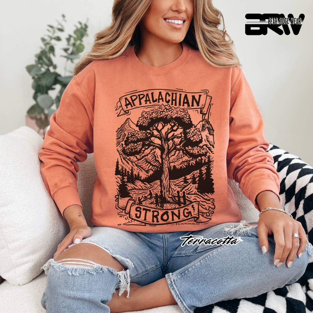 'Appalachian Strong' Crewneck Sweatshirt
