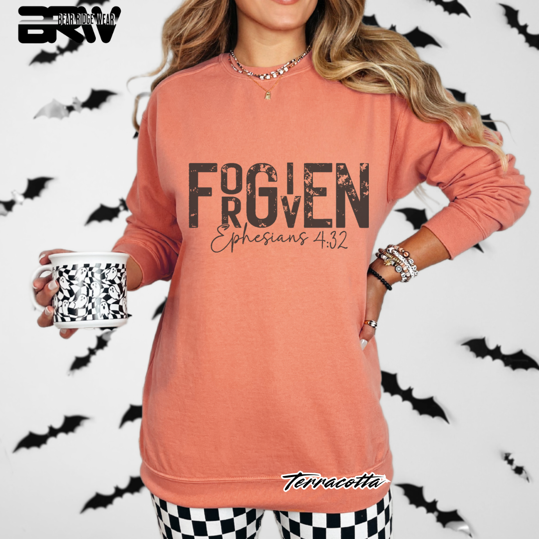 'Forgiven, Ephesians 4:32' Faith Long- Sleeve Tee