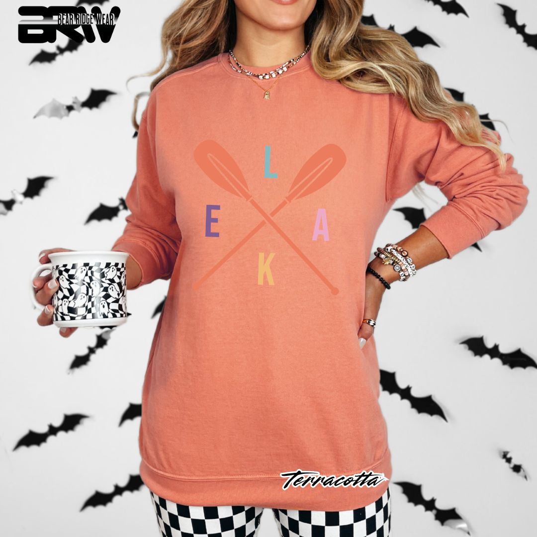 'Lake-Oars' Summer Crewneck Sweatshirt