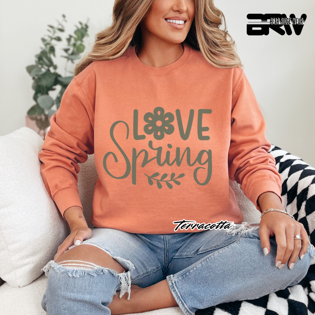 'Love Spring' Crewneck Sweatshirt