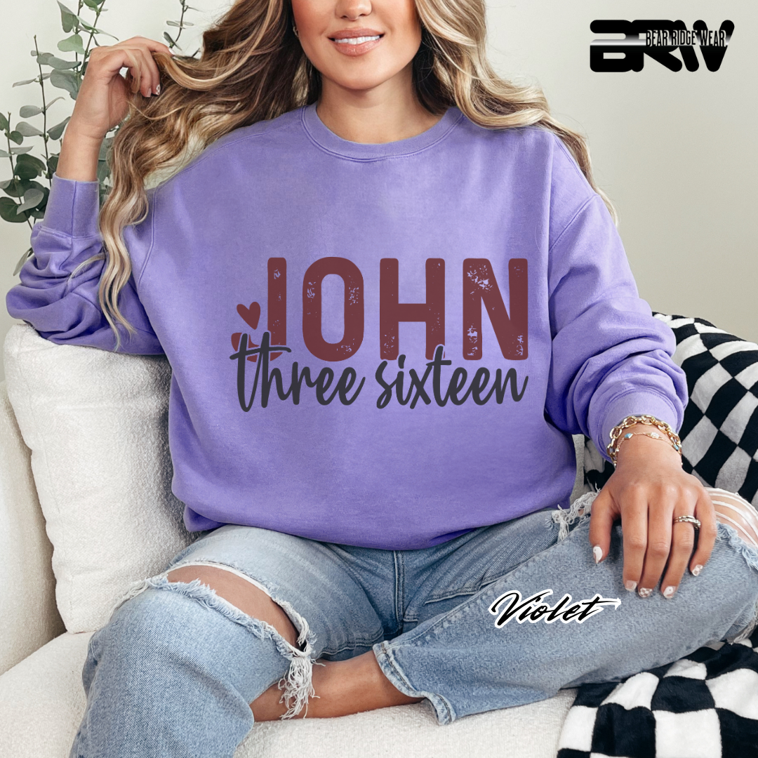 'John Three Sixteen' Faith Crewneck Sweatshirt