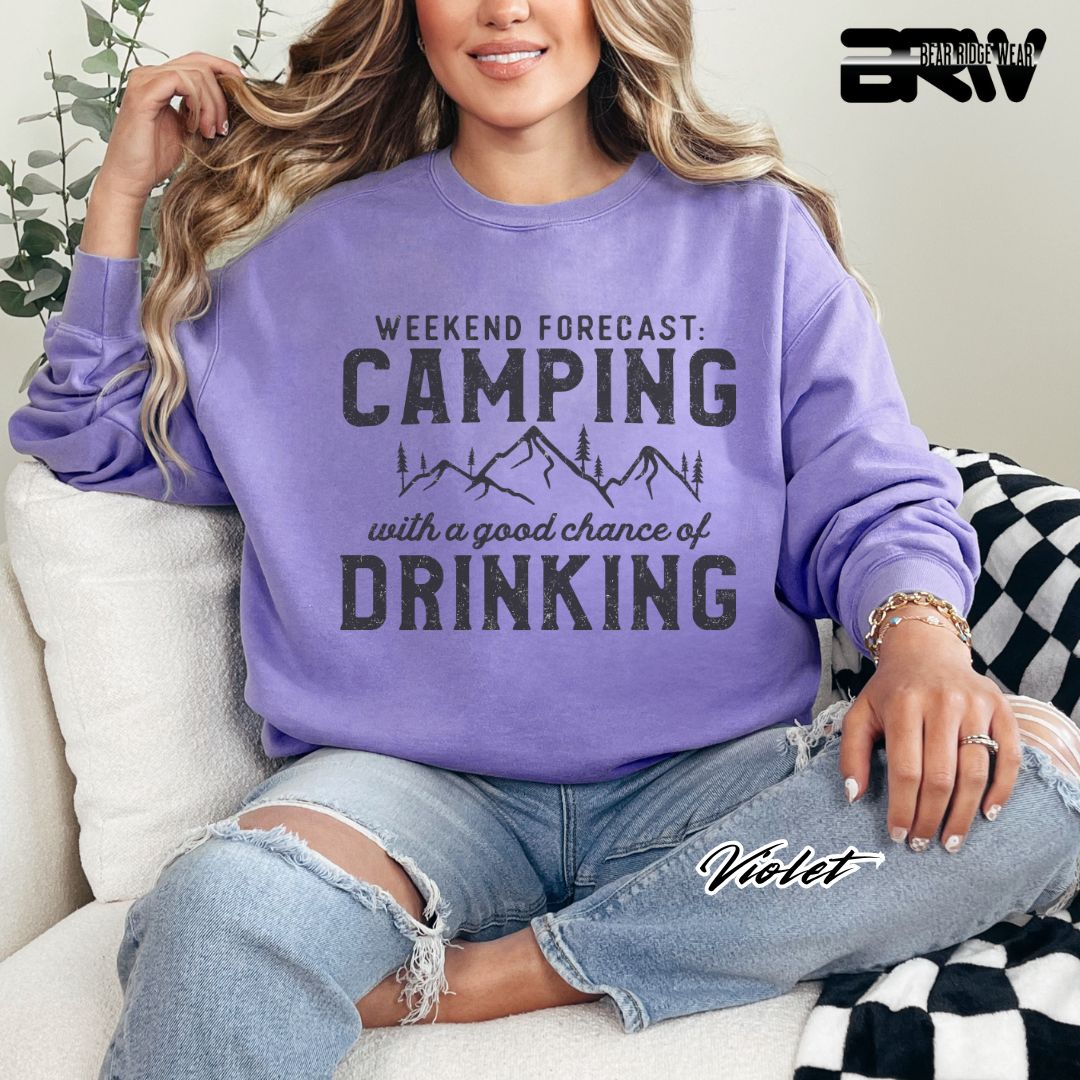 'Weekend Forecast' Summer Crewneck Sweatshirt