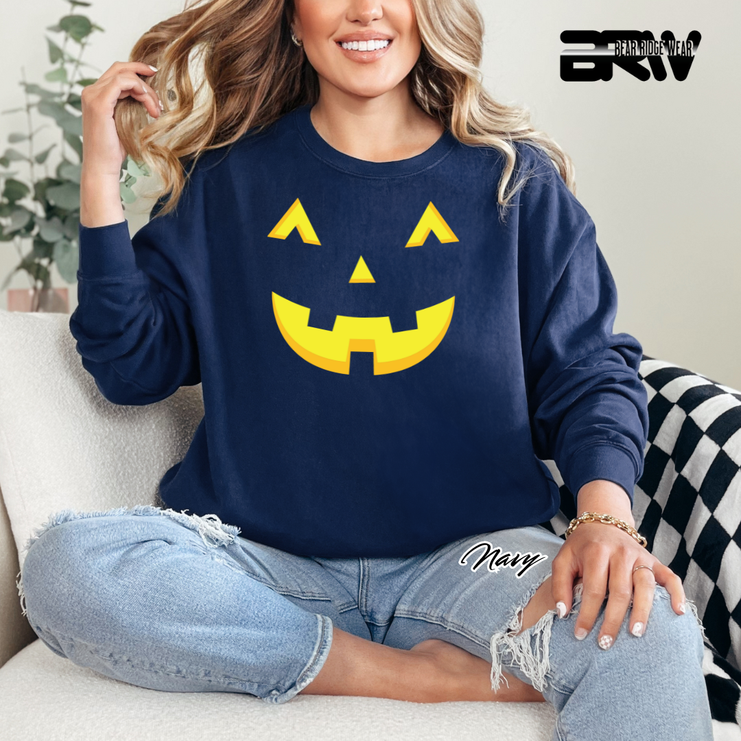'Jack o Lantern' Fall Crewneck Sweatshirt