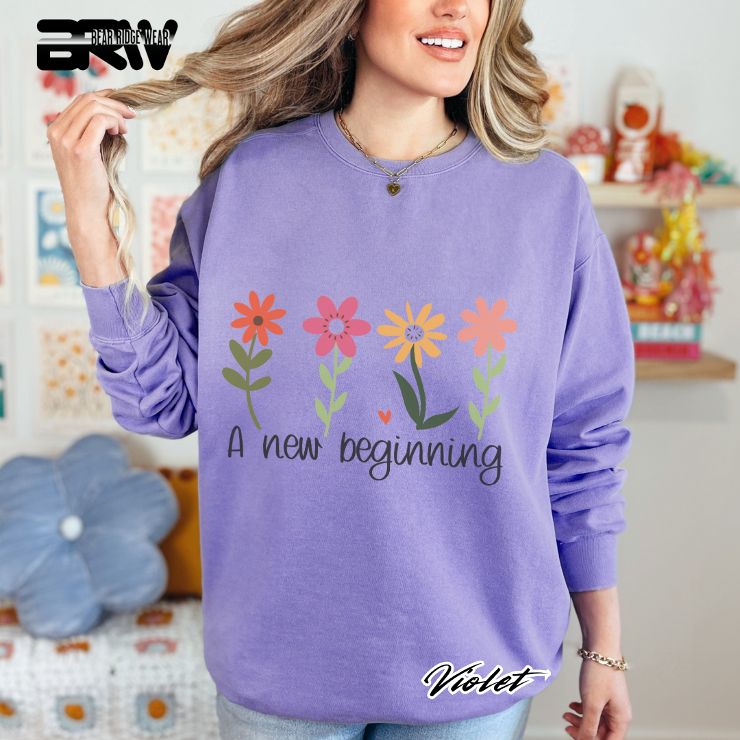 'A new beginning' Crewneck Sweatshirt