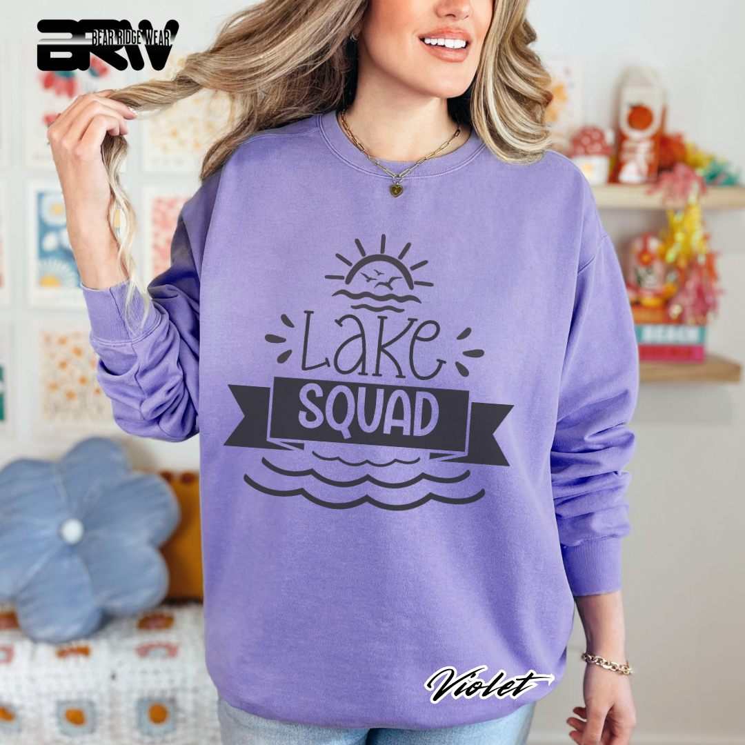 'Lake Squad' Crewneck Sweatshirt