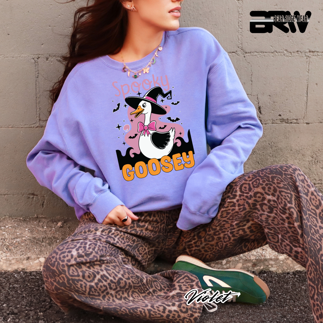 'Spooky Goosey' Fall Crewneck Sweatshirt