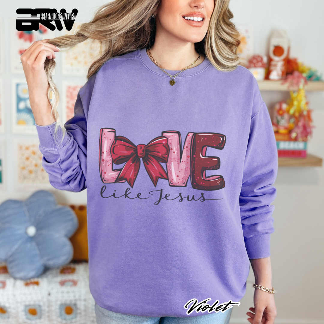 'Love Like Jesus' Crewneck Sweatshirt