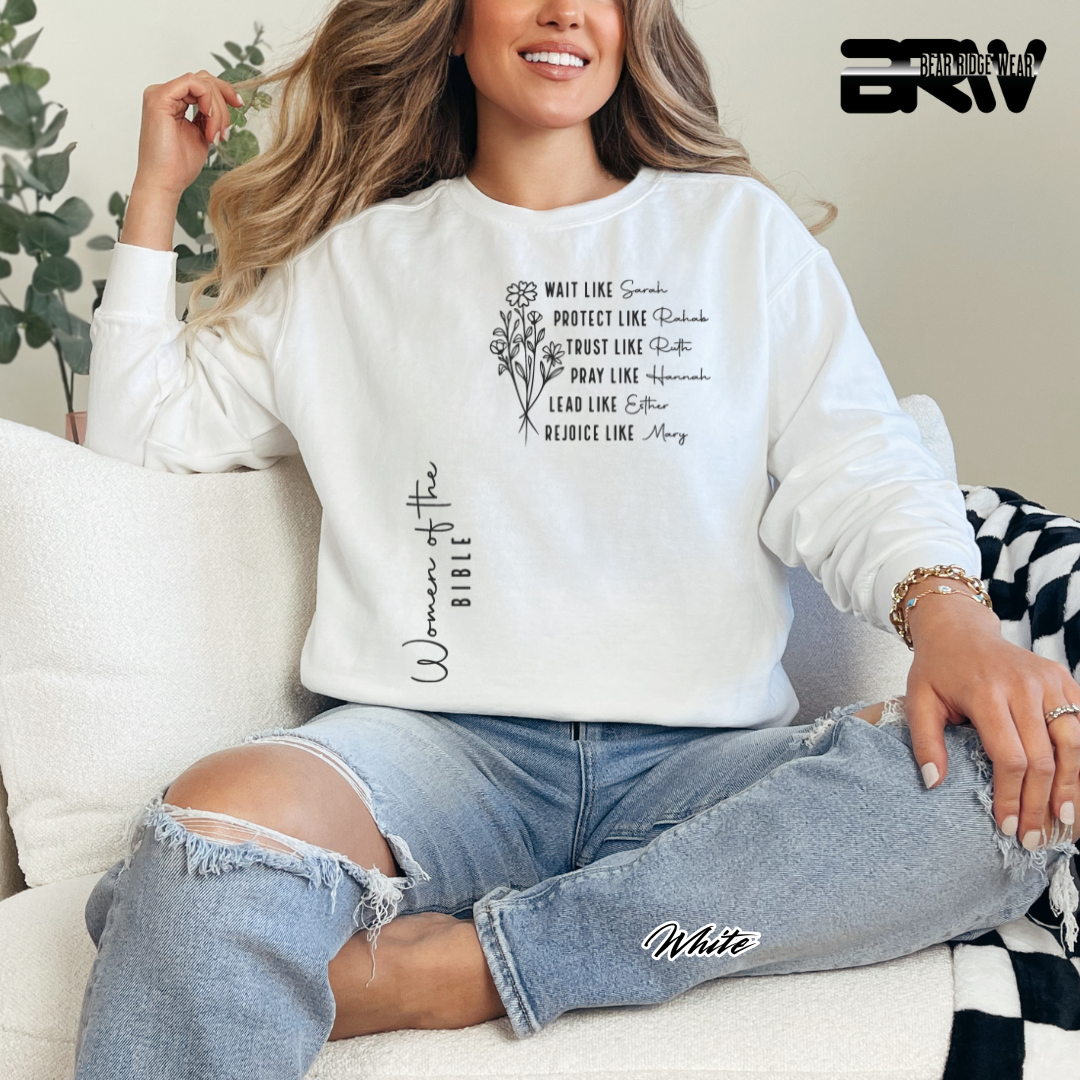 'Women Of The Bible' Faith Crewneck Sweatshirt