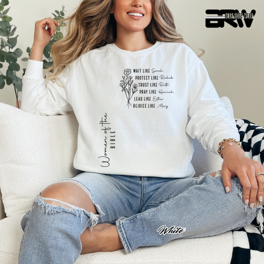 'Women Of The Bible' Faith Crewneck Sweatshirt