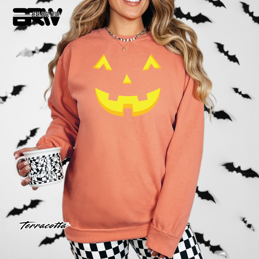'Jack o Lantern' Fall Crewneck Sweatshirt