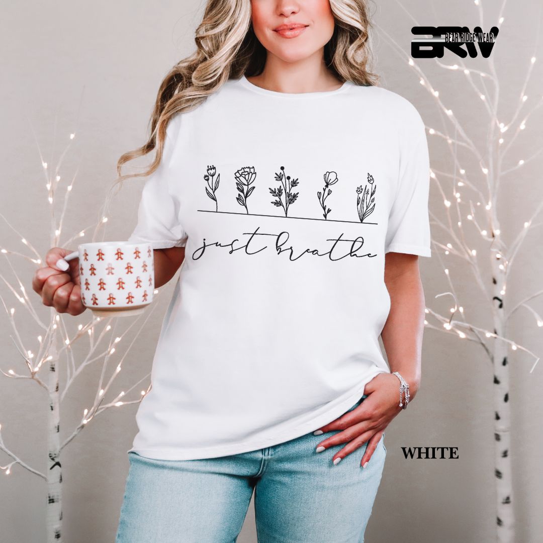 'Just Breathe' Everyday Tee
