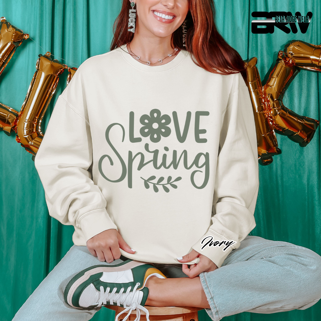 'Love Spring' Crewneck Sweatshirt