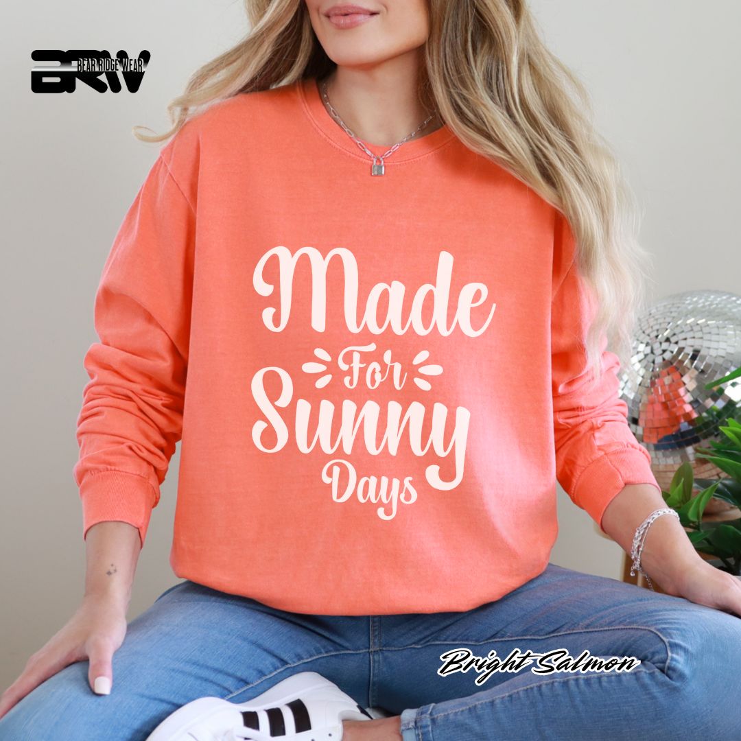 'Made For Sunny Days' Summer Long Sleeve Tee
