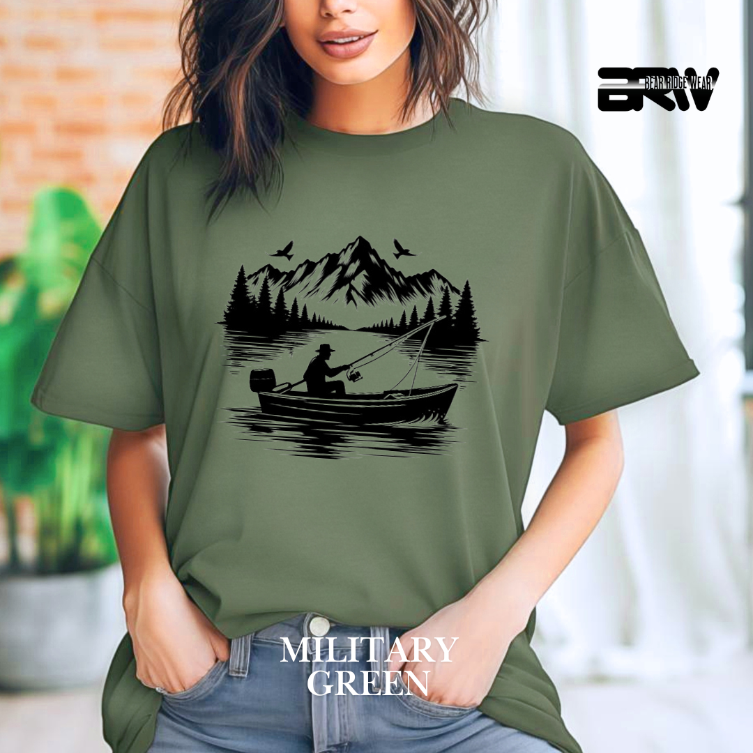 "Boat in the Lake" Tee