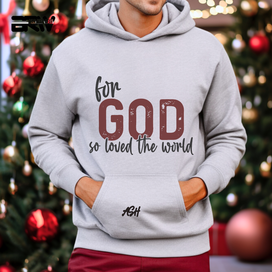 'For God So Love The World' Faith Hoodie