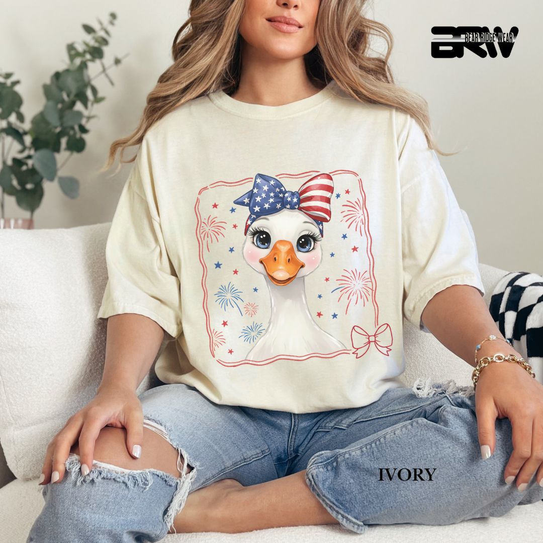 Goose-Girl- Patriotic Tee