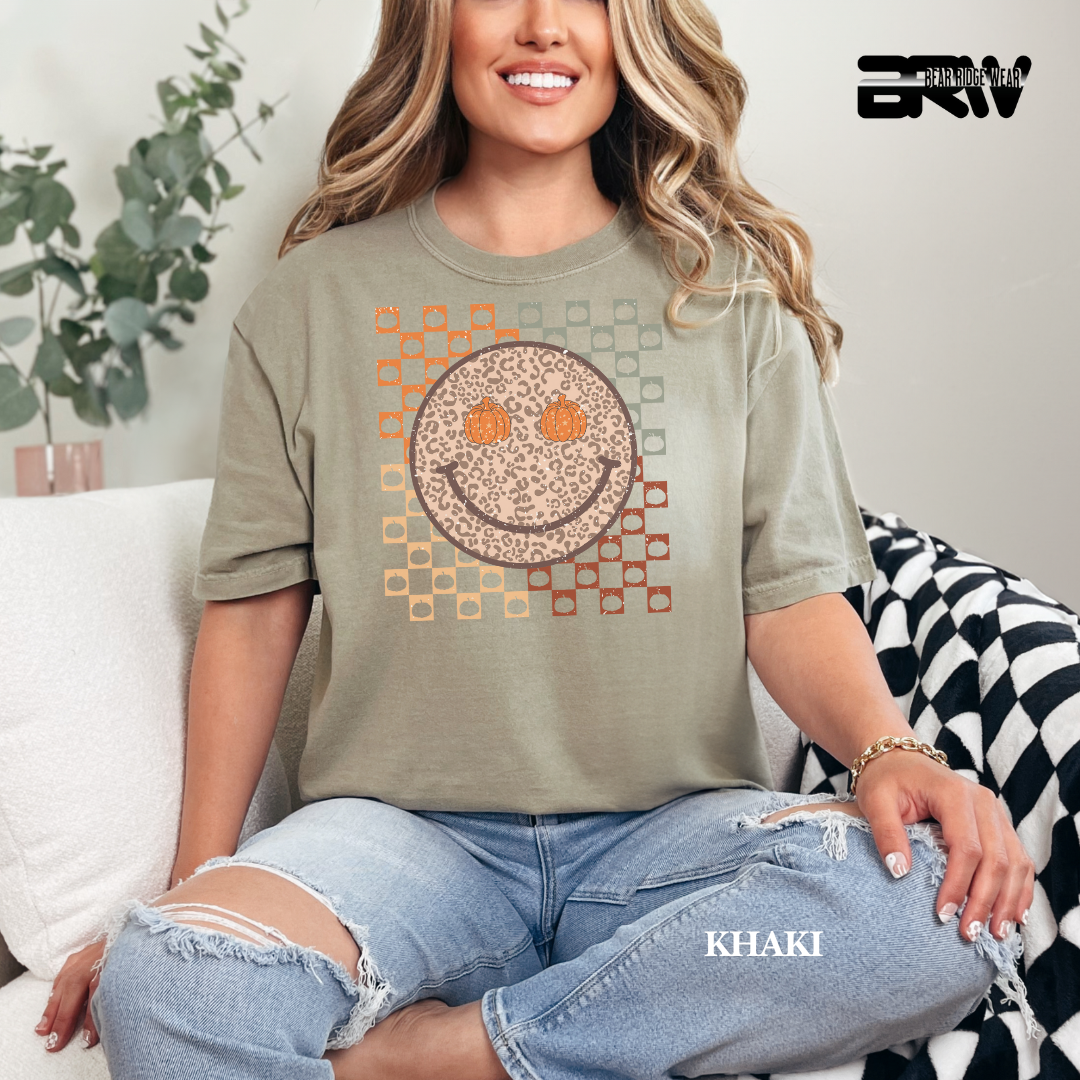 'Happy Face Pumpkin Eyes' Fall Tee