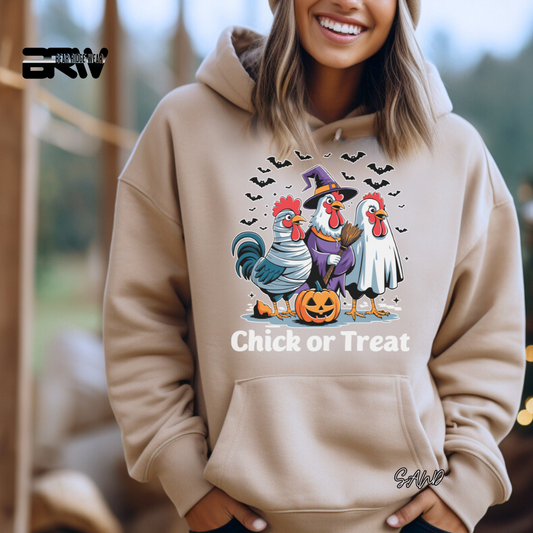 'Chick Or Treat' Fall Hoodie