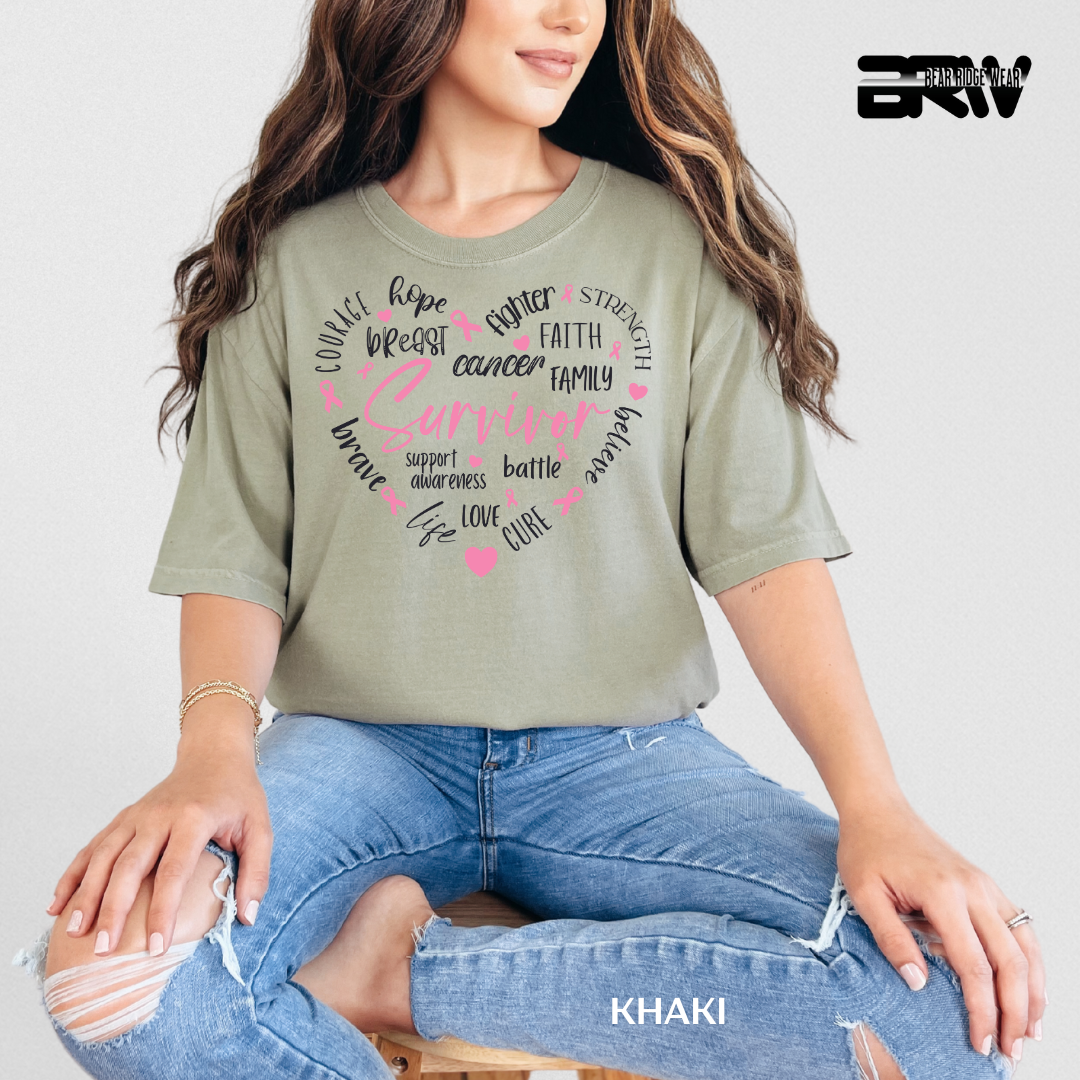 'Survivor Heart' Awareness Tee