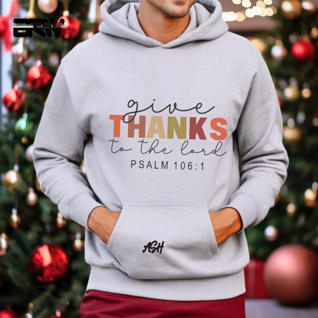 'Give Thanks To The Lord' Faith Hoodie