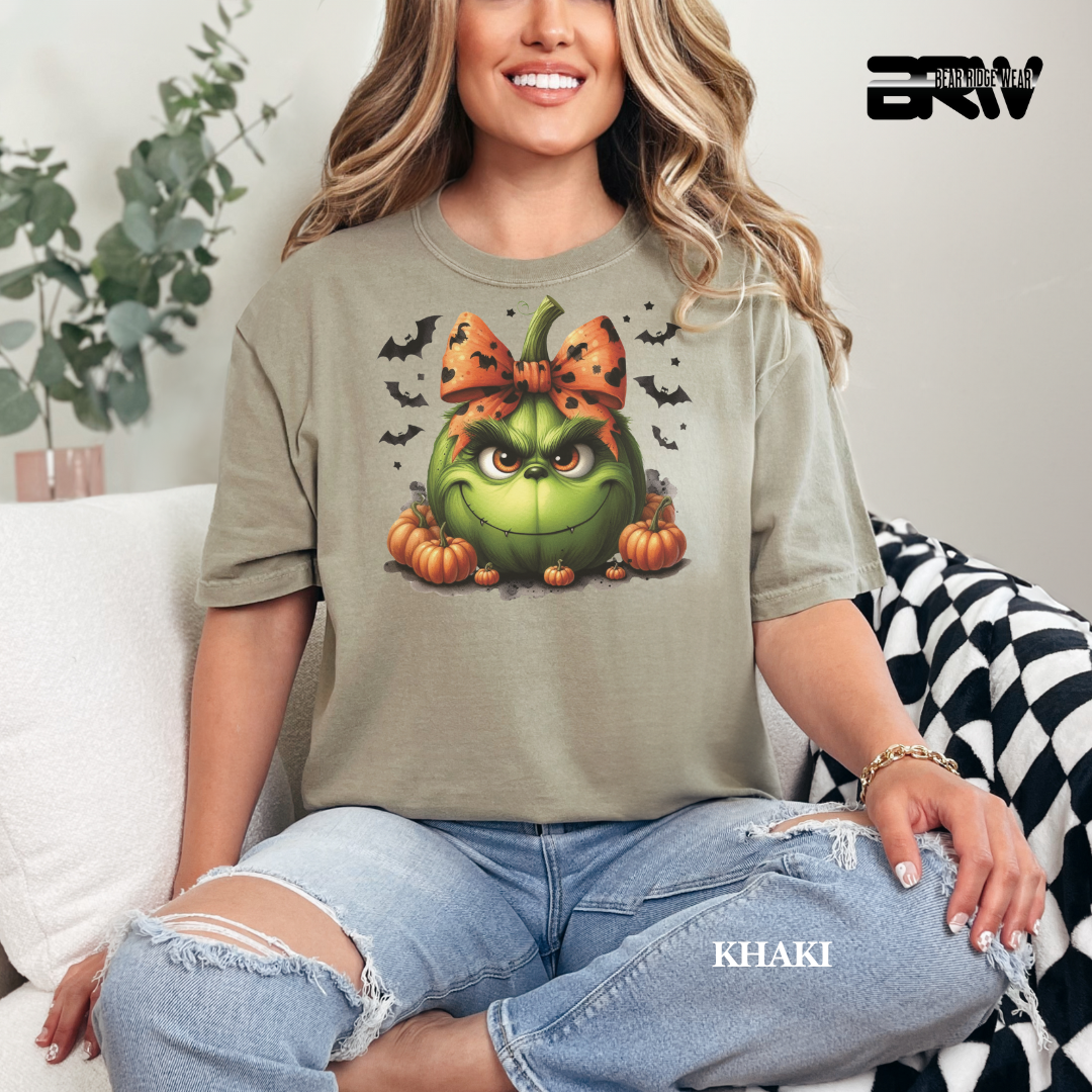 'Grinch Pumpkin' Fall Tee